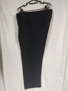 歳末Sale! 秋冬ビジネスツータックスラックス　W１１０ｃｍ　ブラック（管①