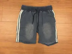 デニム柄　ハーフパンツ