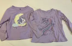 長袖　パープル　2着