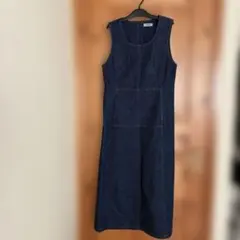 極美品　ピノーレ　デニムジャンパースカート