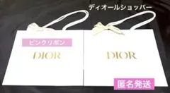 【DIOR ディオール】25年5月新品　ピンクリボン付きショップ袋　ショッパー