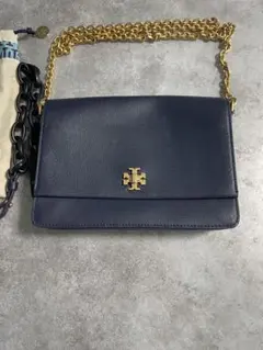 美品】トリーバーチ テア フラップ型 ショルダーバッグ エンボスロゴ