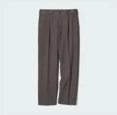 ユニクロ　タックワイドパンツ チドリ　Sサイズ　裾補正済