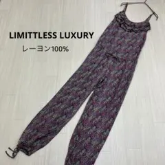 ◆ LIMITTLESS LUXURY 花柄 サロペット オールインワンのサムネイル