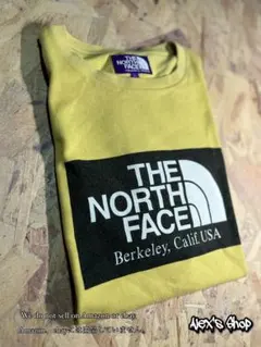 レアカラー！ノースフェイスパープルレーベル ロゴtシャツマスタードイエロー