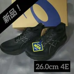 新品 asics GEL-KAYANO 31 BLACK/BLACK 26.0