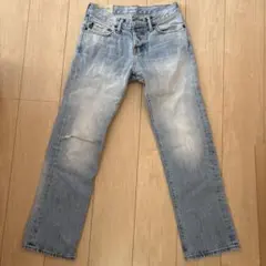 Abercrombie & Fitch ストレートデニムライトブルー