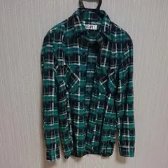 ネルシャツ(カラー:グリーン)