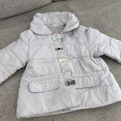 petit main 薄紫 フード付きコート