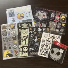 ナイトメアビフォアクリスマス　シール　7点まとめ売り　ディズニー　ハロウィン