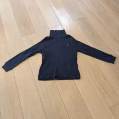 ポロ　ラルフローレン　 タートルネック長袖カットソー ネイビー