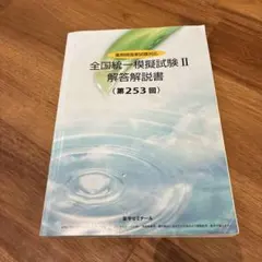 全国統一模擬試験 II 解答解説書 第253回薬剤師国家試験対策 - メルカリ