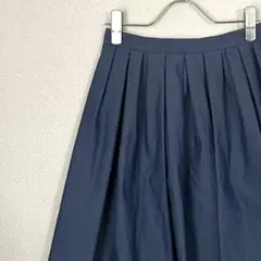 ef-de ひざ丈スカート フレアスカート シンプル きれいめ 裏地付き