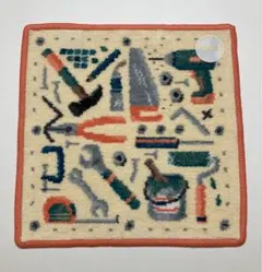 フェイラーハンカチ　サンデーツールボックス　工具　日曜大工　ノコギリ　トンカチ