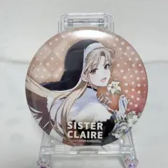 a にじさんじ　シスター・クレア　新ビジュアルグッズ　缶バッジ