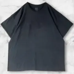 FRUIT OF THE LOOM メンズ 無地Tシャツビッグシルエット2XL黒
