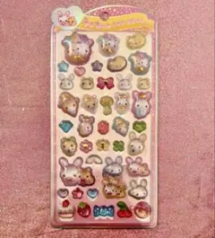 フワフワらびちゃん　うるちゅるポップシール