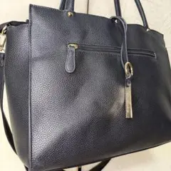 ⭐︎お上品⭐︎MONO COMME CA 2WAYバッグ 中見えない A4 黒のサムネイル