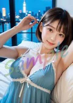 NR067【1点物】A4ポスター AI 写真 リアル 美女 グラビア 彼女