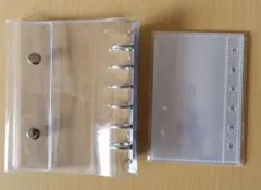 A7サイズ シール帳 クリアバインダー リフィル 10枚 セット