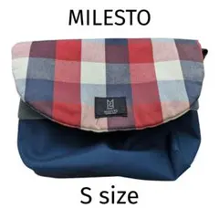 MILESTO ミレスト メッセンジャーバッグ チェック柄 ショルダーバッグ Sのサムネイル