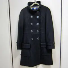 バーバリーブルーレーベル アンゴラコート 38