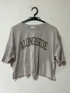 Helm ALONGSIDE クロップドTシャツ ベージュ M
