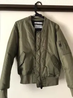 ヘザー  MA-1 ジャケット