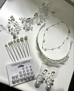 ブライダルアクセサリー　6点セット