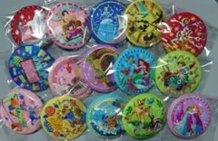 ディズニー　刺繍缶バッジ　コンプリート　15種