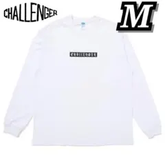 М　CHALLENGER　BACK TO LIFE L/S TEE WHITE