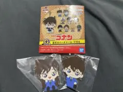 一番くじ 名探偵コナン  蓄光ラバーチャーム 新一×蘭