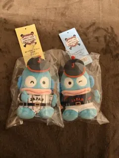 侍ジャパン×サンリオキャラクターズ　ぬいぐるみマスコット　ハンギョドン　2点