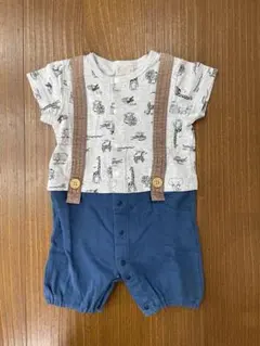 プティマイン 半袖ロンパース 50〜70