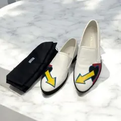 未使用✨ プラダ スリッポン 35 ハート フラットシューズ