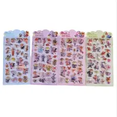 ズートピア ４枚セット /3Dシール ぷくぷくシール ステッカー 立体シール