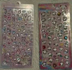 ボンボンドロップシールユニコーン　もちもちパンダジュエルプチドロ　2枚セット