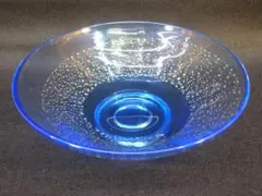 ハンドクラフト ガラスボウル ライトグリーン　　硝子器 「上野 良樹」作 ハンドクラフト ガラスボウル ライトグリーン 硝子器 「上野 良樹」作