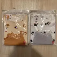新品ユニクロベビーパジャマ80サイズ 2セットパンどろぼうおにぎりぼうや半袖