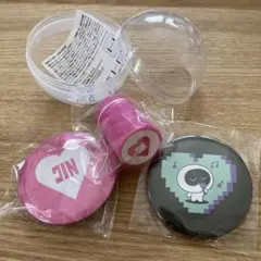 RUNSEOKJIN in JAPAN カプセルトイ スタンプ&缶バッジ　セット