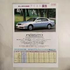 TOYOTA　トヨタ　アリスト　社外秘　カタログのサムネイル