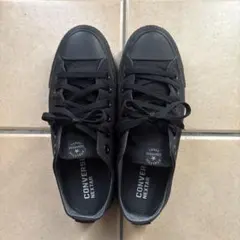 美品CONVERSE☆黒23.5cm☆箱付きネクスター