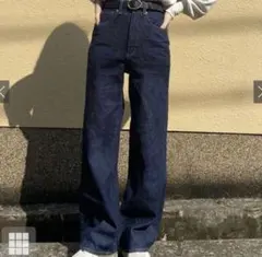 GRL ハイウエストストレートデニム 【cu181】