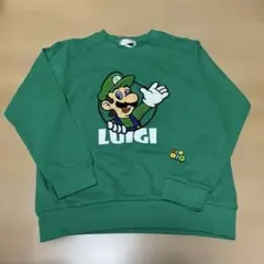 新品 スーパーマリオ ルイージ トレーナー 130cm