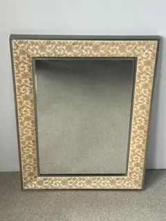 資生堂　花椿会　ウォールミラー　SHISEIDO 壁掛け鏡　ヴィンテージ　古道具