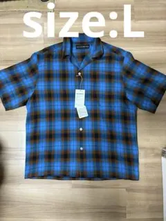 オンブレ チェック シャツ XL ワコマリア 野村訓市 Tシャツ 半袖