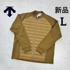 新品　デサント メンズ スウェットフルジップ　中綿ジャケット　Lサイズ