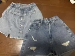 バイラビット デニムショートパンツ 150