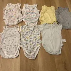 ユニクロ　ベビー肌着　タンクトップ　半ボディ肌着　70センチ　まとめ売り