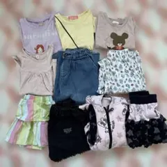 まとめ売り① 100 女の子 夏 Tシャツ スカート ワンピース